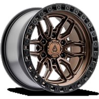 Arena Throttle Smoked Bronze Center Gloss Black Lip 17x9 Rims — Wheels & Rims