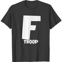 T-shirt F Troop pour hommes en noir