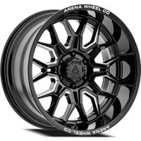 Arena Violator Gloss Black Milled Wheels - 20x10 - 8x170 Bolt Pattern