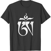 T-shirt OM Mantra Bouddhiste Tibétain pour Hommes