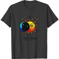 T-shirt Total Solar Eclipse 2017 Sun and Moon pour hommes — T-shirts pour hommes