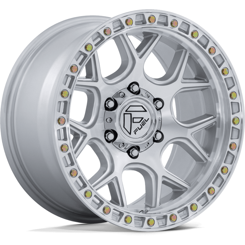 Roues Fuel FC908 Puma Machined Silver - 17x9 - 5x127 — Roues et jantes
