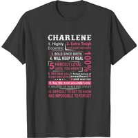 T-shirt pour hommes Charlene Extra Résistant en Noir — T-shirts pour hommes