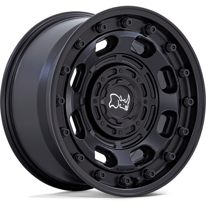 Black Rhino BR007 Atlas Matte Black 18x9 Wheels 6x139.7 Bolt Pattern — Wheels & Rims