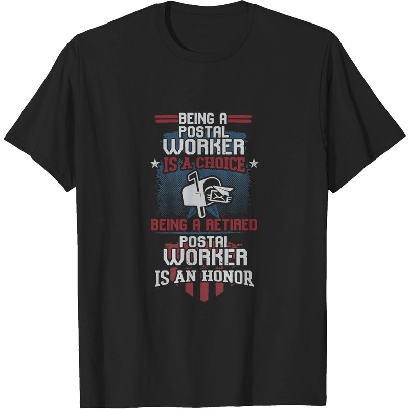 Être un facteur est un choix T-shirt Retraité pour hommes — T-shirts pour hommes