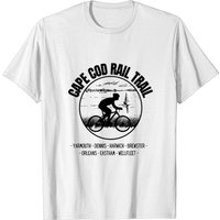 T-shirt pour hommes Cape Cod Rail Trail — T-shirts pour hommes