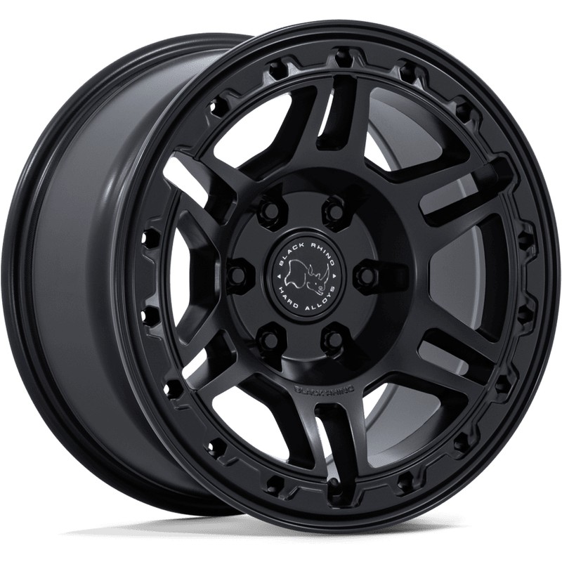 Roues Black Rhino BR039 Vanguard Noir Mat 17x8 6x130 32 Offset — Roues et jantes