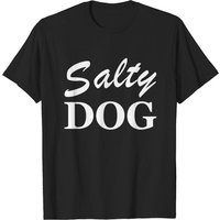 Salty Dog Men's T-Shirt in Black