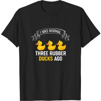 T-shirt Rubber Duck Rubber Duckie pour hommes en noir — T-shirts pour hommes