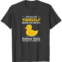T-shirt Quack de Canard en Caoutchouc Amusant pour Hommes