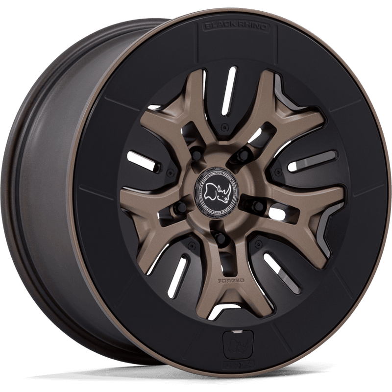 Roues Black Rhino BR406 Rockledge Bronze - 20x8.5 - 5x139.7 — Roues et jantes