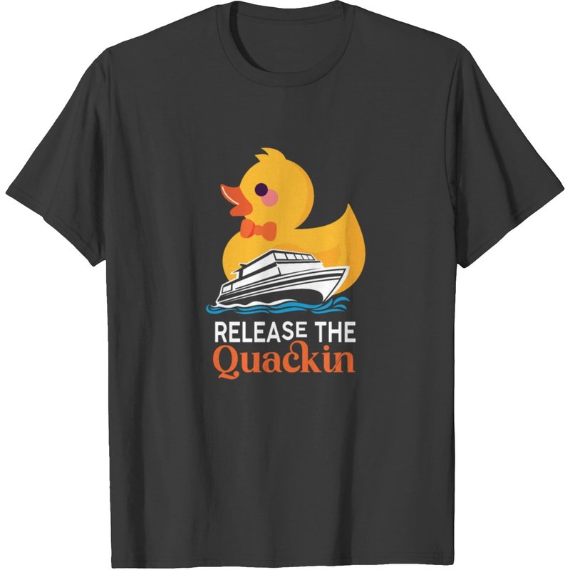Rubber Duckie Duck Quack T-shirt for Men — Mens T Shirts