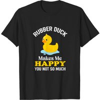 T-shirt Rubber Duck pour hommes en noir