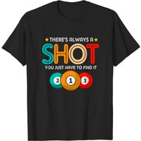 Billiard Ball Billiards Player Cue Pool 8 Ball T-shirt for Men — Mens T Shirts