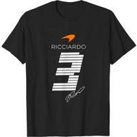 Daniel Ricciardo Classic T-Shirt for Men in Black — Mens T Shirts