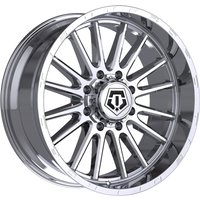 Roues TIS 567C Chrome - 22x12 - Motif de boulon 8x165.1 -44 décalage