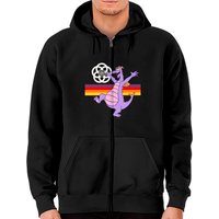 Petit Dragon Violet de l'Imagination - Figment - Hoodie Zippé