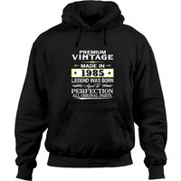 Hoodies Unisex Vintage 1985 Premium