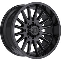 Roues TIS 567B Noir Brillant - 22x10 - Motif de Boulons 8x170 -19 Offset