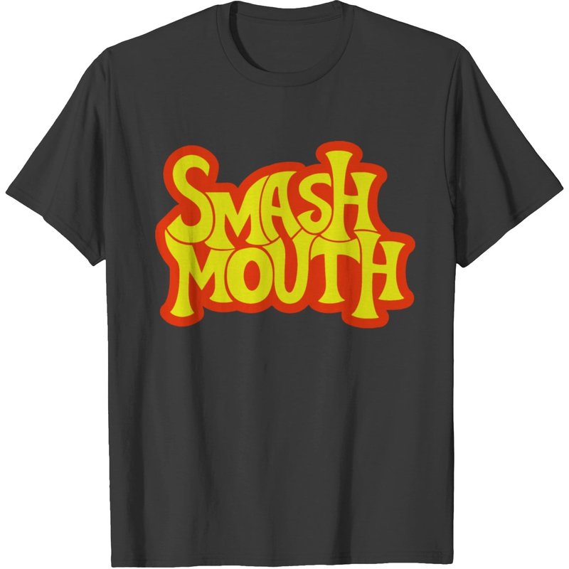 Smash Mouth Men's T-shirt in Black — Mens T Shirts