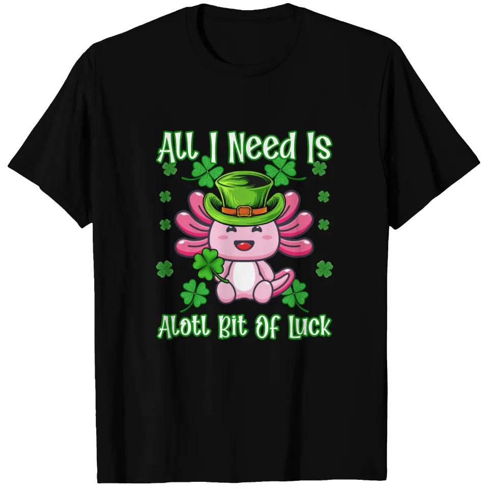 Alotl Bit Of Luck T-shirt pour hommes - Jour de la Saint-Patrick — T-shirts pour hommes