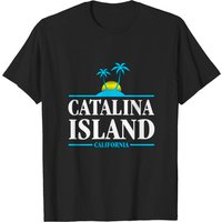 T-shirt Catalina Island pour hommes en noir — T-shirts pour hommes