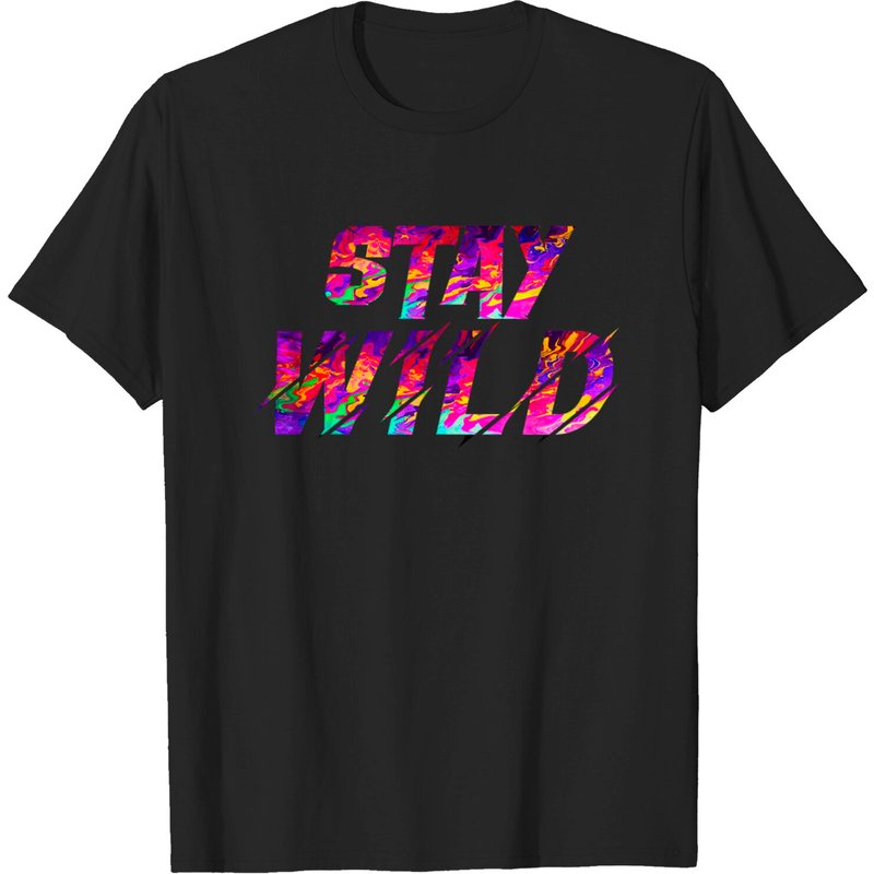 T-shirt Stay Wild Ben Azelart pour hommes — T-shirts pour hommes