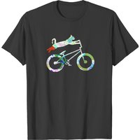 T-shirt pour hommes avec chat sur BMX, amateur de vélo — T-shirts pour hommes