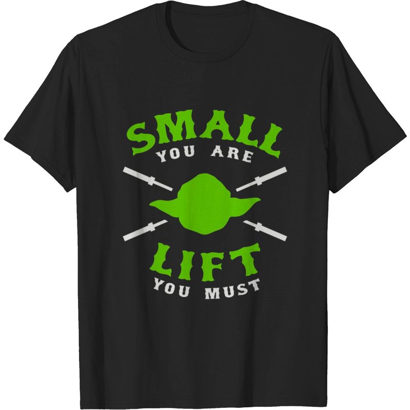 Small You Are Lift You Must T-shirt for Men - Black