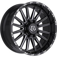 Roues TIS 567BM Moulées Noires Brillantes 20x9 - Motif de 6x135