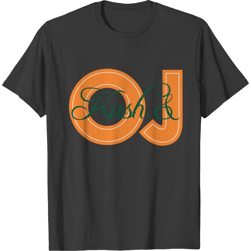 T-shirt Kush And Oj pour hommes en noir