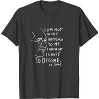 T-shirt Cg Jung Citation Je Ne Suis Pas Ce Qui M'est Arrivé