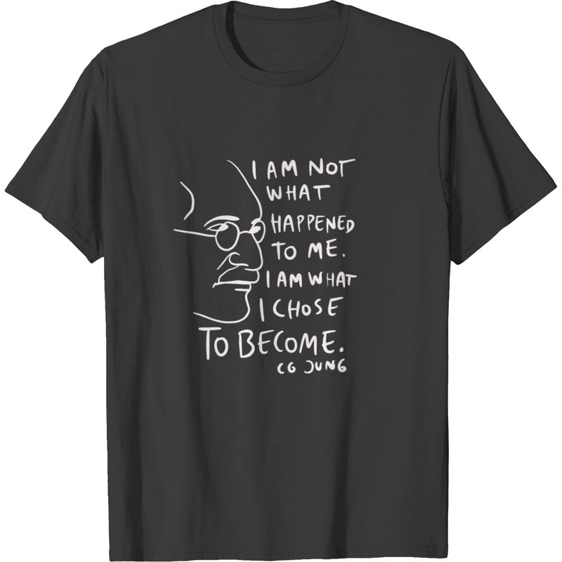 T-shirt Cg Jung Citation Je Ne Suis Pas Ce Qui M'est Arrivé — T-shirts pour hommes