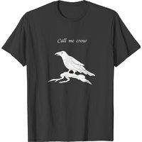 T-shirt pour hommes Call Me Crow 1 en noir — T-shirts pour hommes