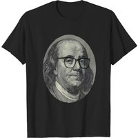 Hipster Ben Franklin T-shirt for Men — Mens T Shirts
