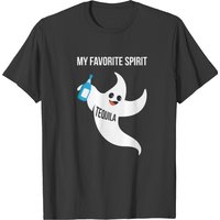 Tequila Mon Esprit Préféré T-Shirt Drôle d'Halloween pour Hommes