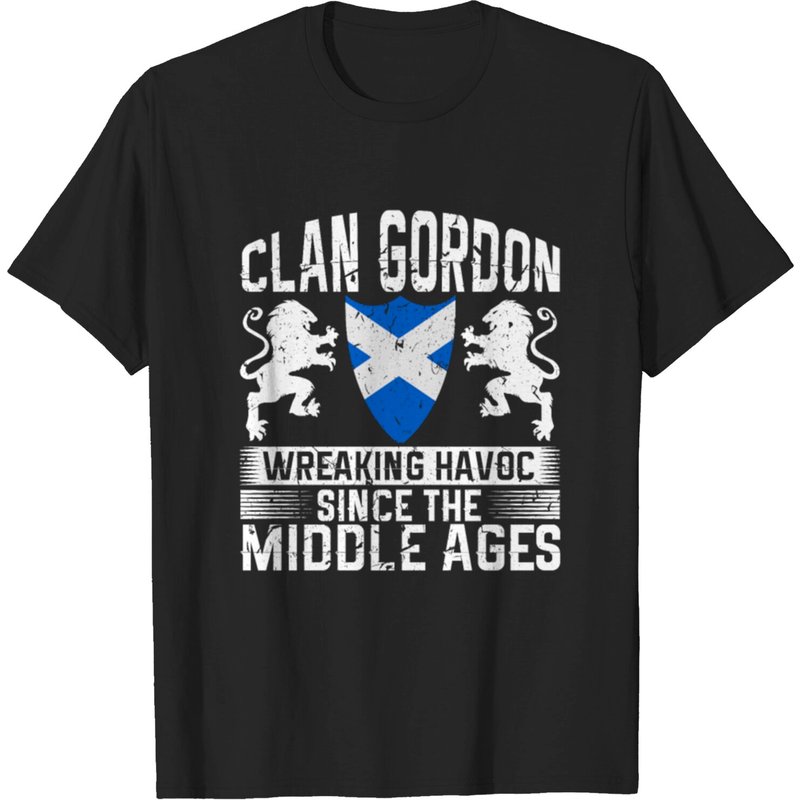 Clan Gordon Scottish Family T-shirt for Men