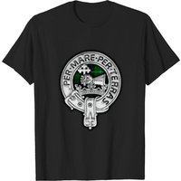 Clan Macdonald Of The Isles Crest & Tartan T-shirt for Men