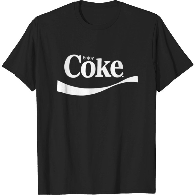 Enjoy Coke Men's T-Shirt in Black
