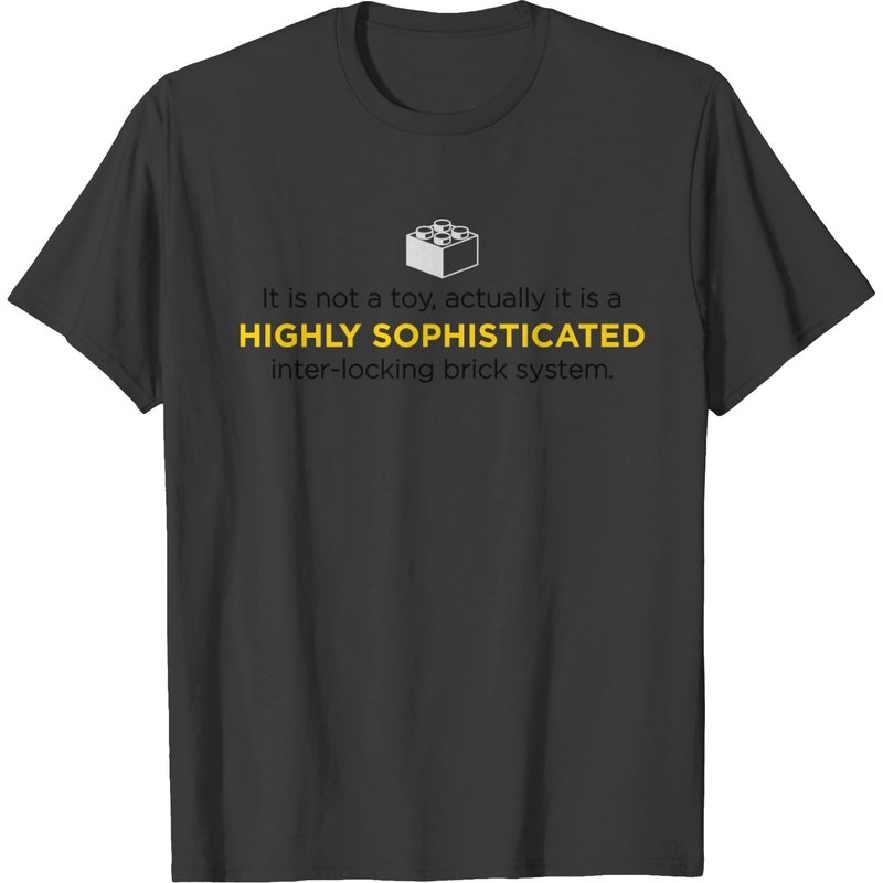 T-shirt pour hommes Brick System en noir — T-shirts pour hommes