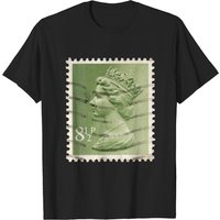 T-shirt Reine Elizabeth pour hommes en noir — T-shirts pour hommes