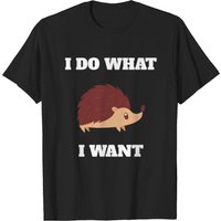 T-shirt I Do What I Want Hérisson Grincheux pour Hommes — T-shirts pour hommes
