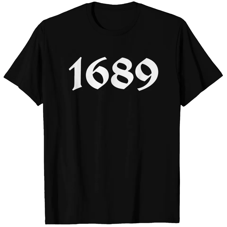 1689 Reformed Baptist Men's Heavyweight T-shirt in Black