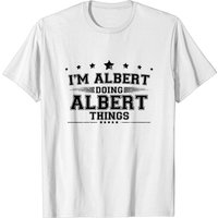 T-shirt Je suis Albert faisant des choses d'Albert — T-shirts pour hommes