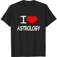 I Love Astrology Men's T-Shirt in Black