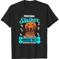 T-shirt Doxie Stalker de Chien Saucisse Amusant pour Hommes — T-shirts pour hommes