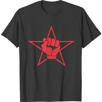 Star Hand T-Shirt for Men in Black