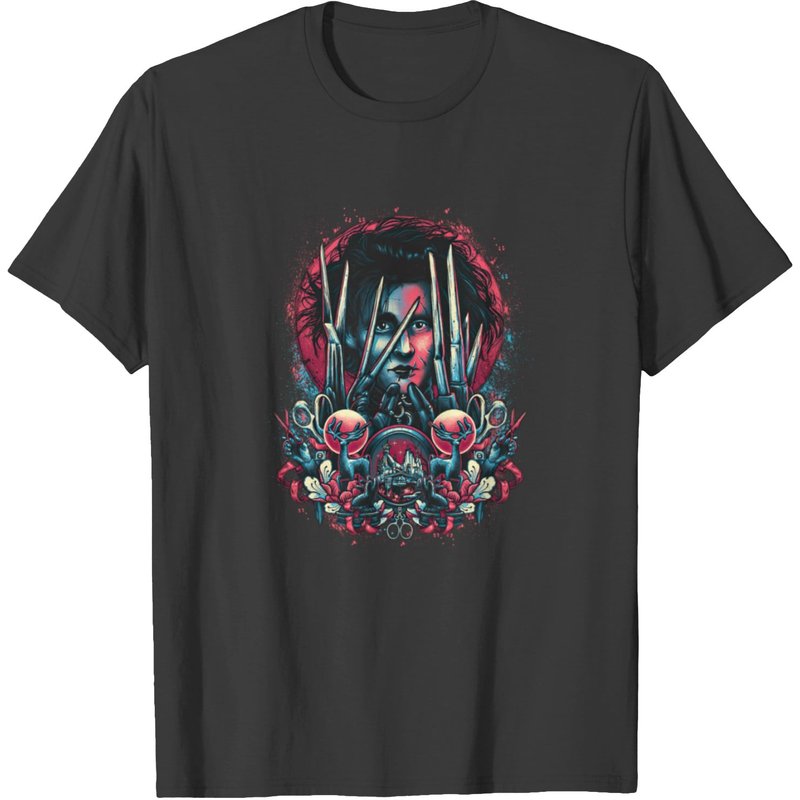 Edward Scissorhands Men's T-Shirt in Black — Mens T Shirts