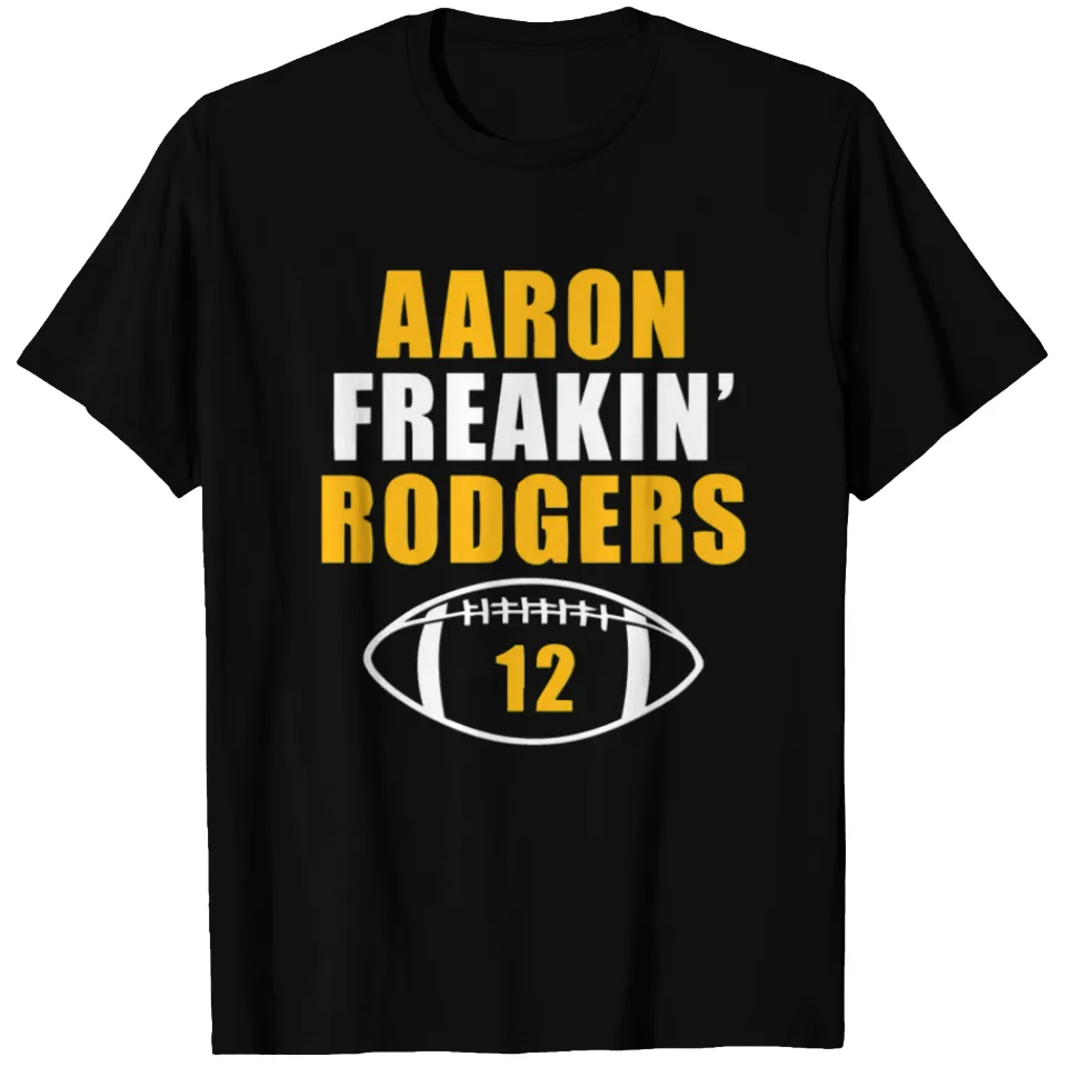 T-shirt de football Aaron Rodgers pour hommes — T-shirts pour hommes