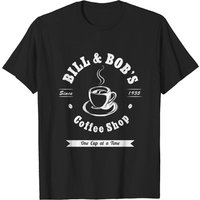 T-shirt de cadeau de rétablissement AA de Bill And Bob's Coffee Shop pour hommes — T-shirts pour hommes